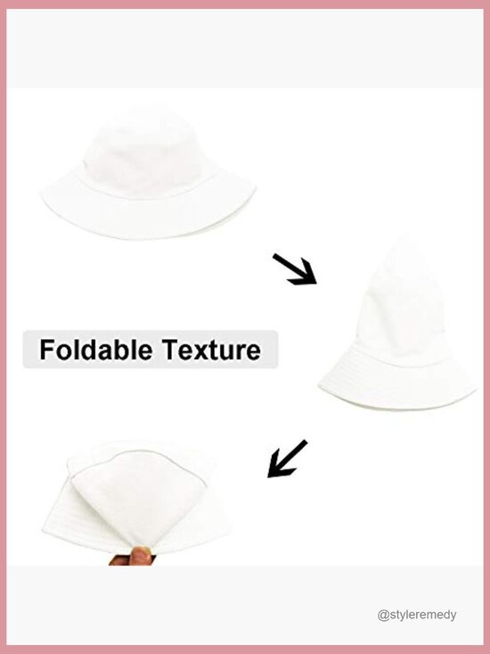 12 Pack Bucket Hats for Women Summer Cotton Beach Sun Hat main image 5